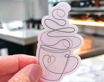 Coffee Vinyl Sticker | Fun Coffee Gift for Coffee Lovers