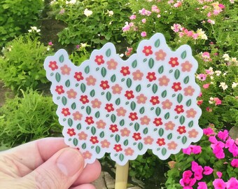 Pastel Flower Sticker | Flower Pattern Sticker | Flowers SVG | Flower Sticker Gift