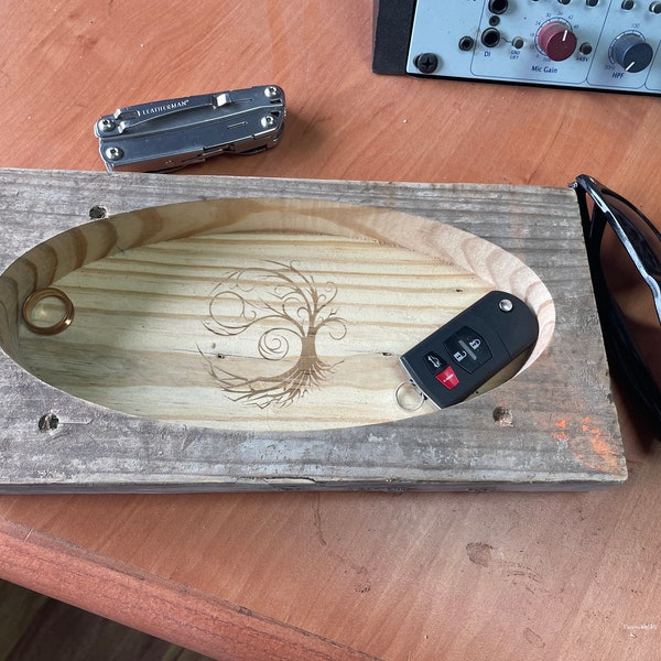 Reclaimed Wood Catch All Tray