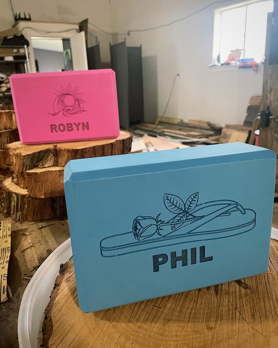 Custom yoga blocks on sale