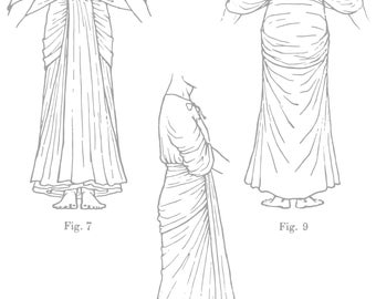 Egyptian Costume Designs Coloring Book, Kids & Adults (Digital Download) Coloring Pack Pages