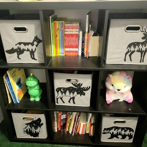 Animal Storage Cube Etsy