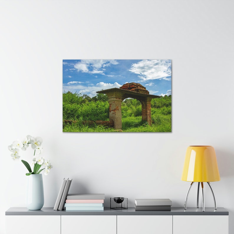 Entrance Gate Songkalia River Canvas Gallery Wrap Photograph Picture