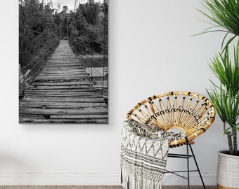 A Bridge Over the River Kwai - Canvas gallery wrap photograph picture stretched canvas print fine art wall art photography wall decor gift