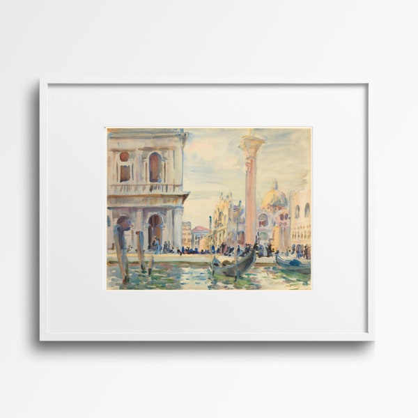 art mural Venise Italie imprimable vintage - lot de 9 images - téléchargement numérique - oeuvre d'art vintage - thème italien