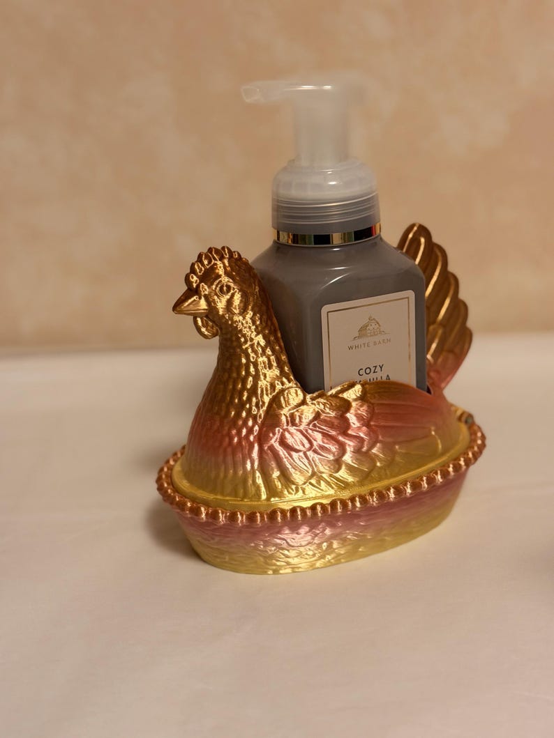 Hen on a Nest Soap holder for Bath and Body Works Soap afbeelding 7