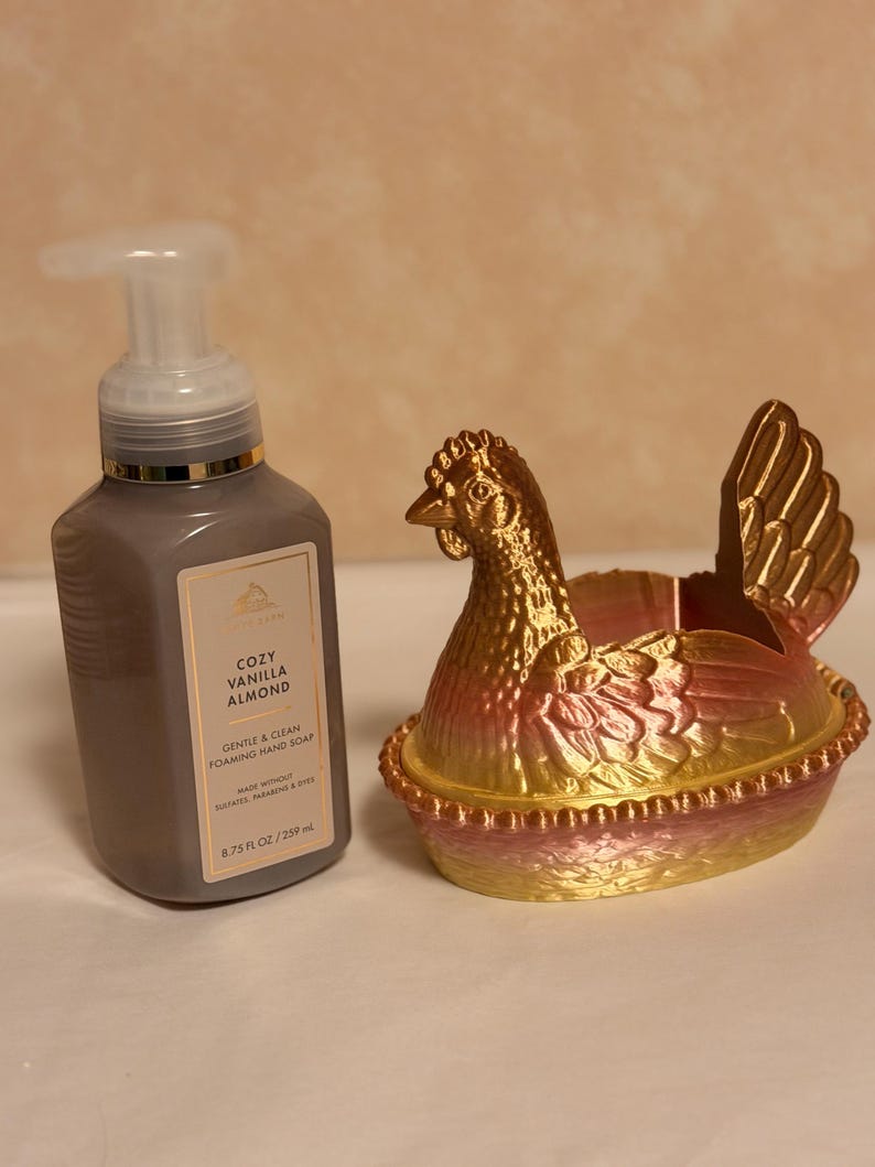 Hen on a Nest Soap holder for Bath and Body Works Soap afbeelding 11