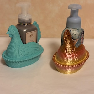 Hen on a Nest Soap holder for Bath and Body Works Soap afbeelding 2
