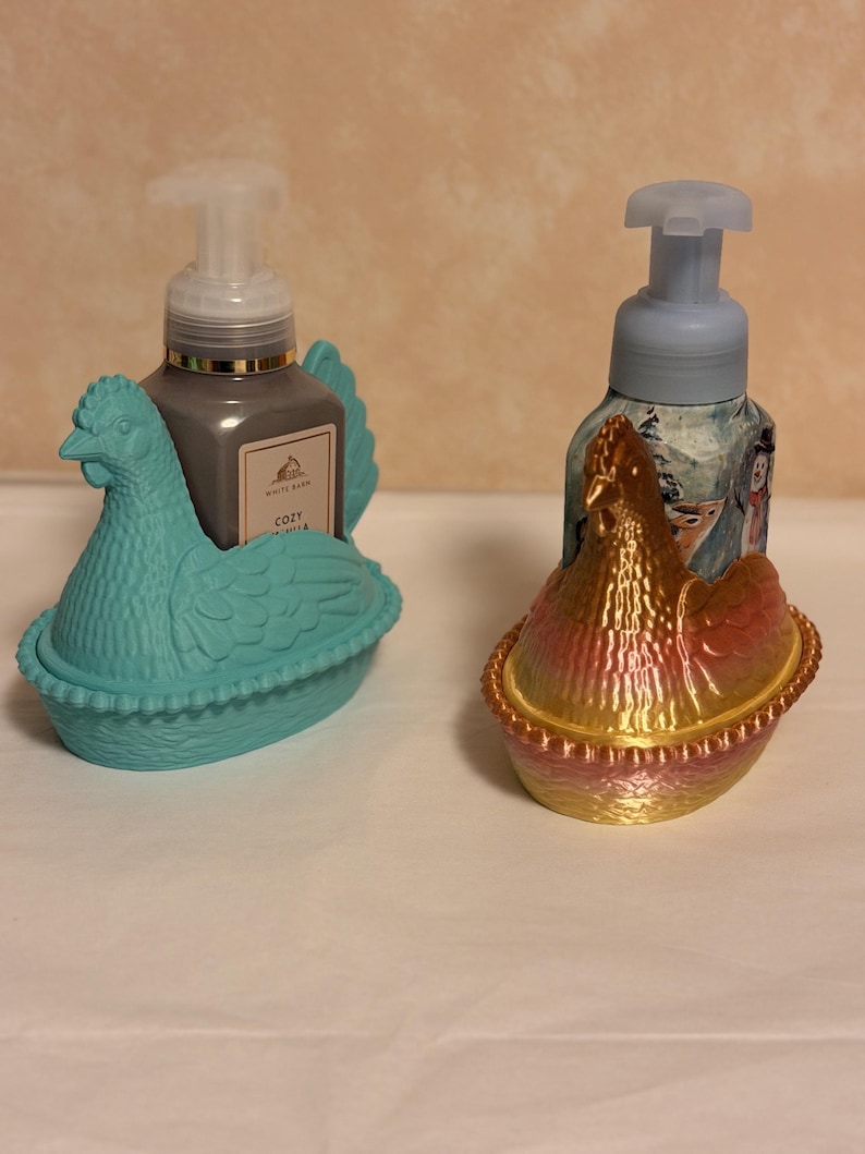 Hen on a Nest Soap holder for Bath and Body Works Soap afbeelding 2