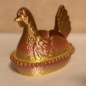 Hen on a Nest Soap holder for Bath and Body Works Soap Rainbow