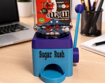 62 oz 3d printed candy dispenser-personalized