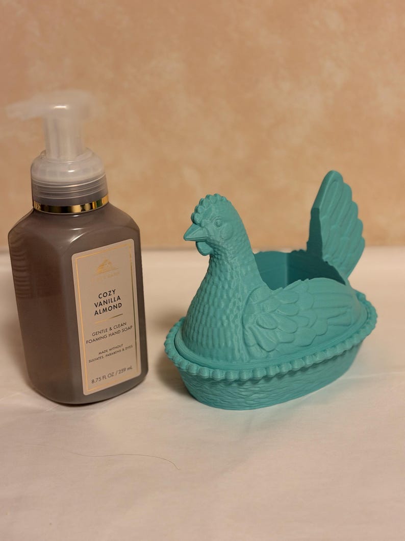 Hen on a Nest Soap holder for Bath and Body Works Soap afbeelding 5
