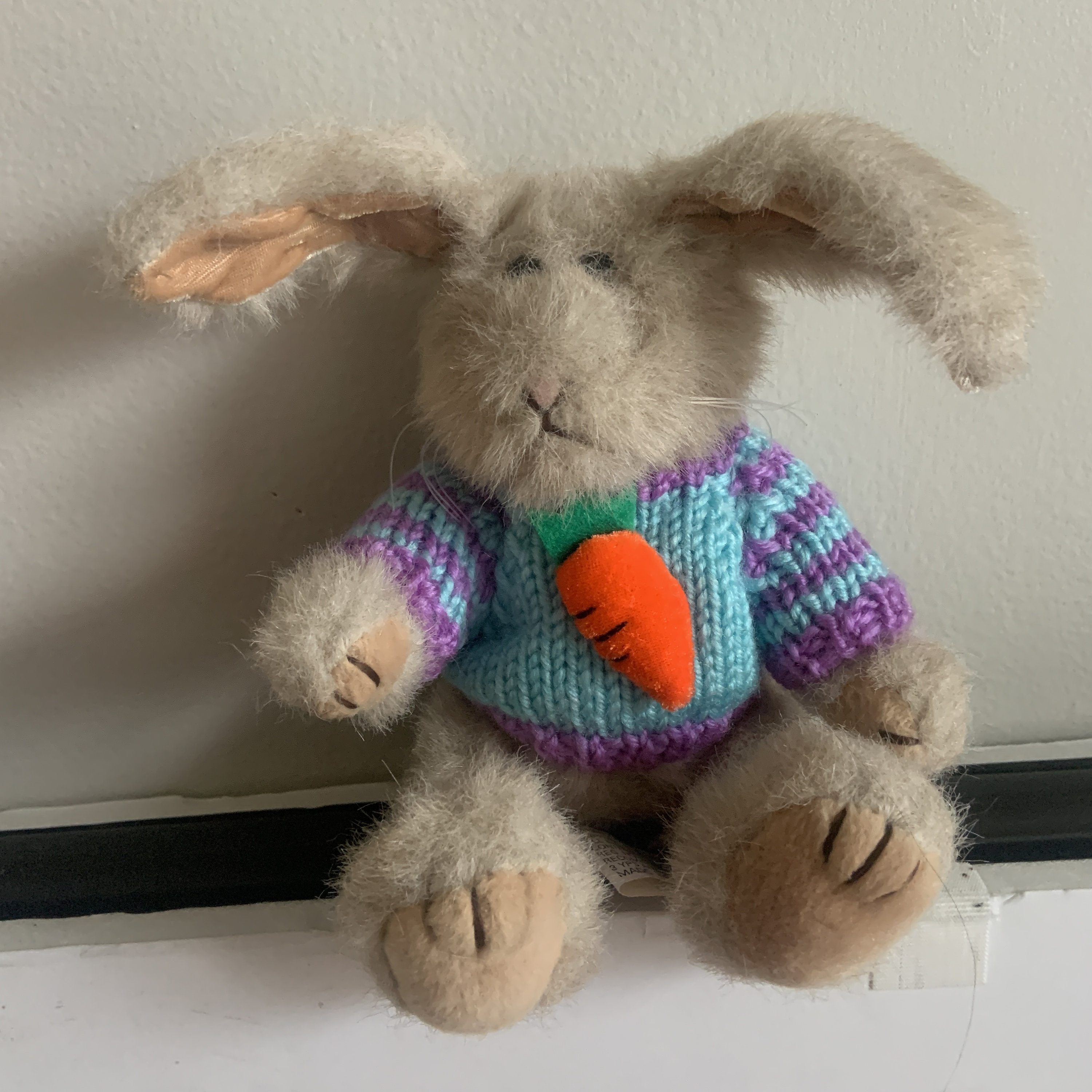 1980s Vintage Chrisha Playful Bunny Plush, Jointed Legs - Etsy