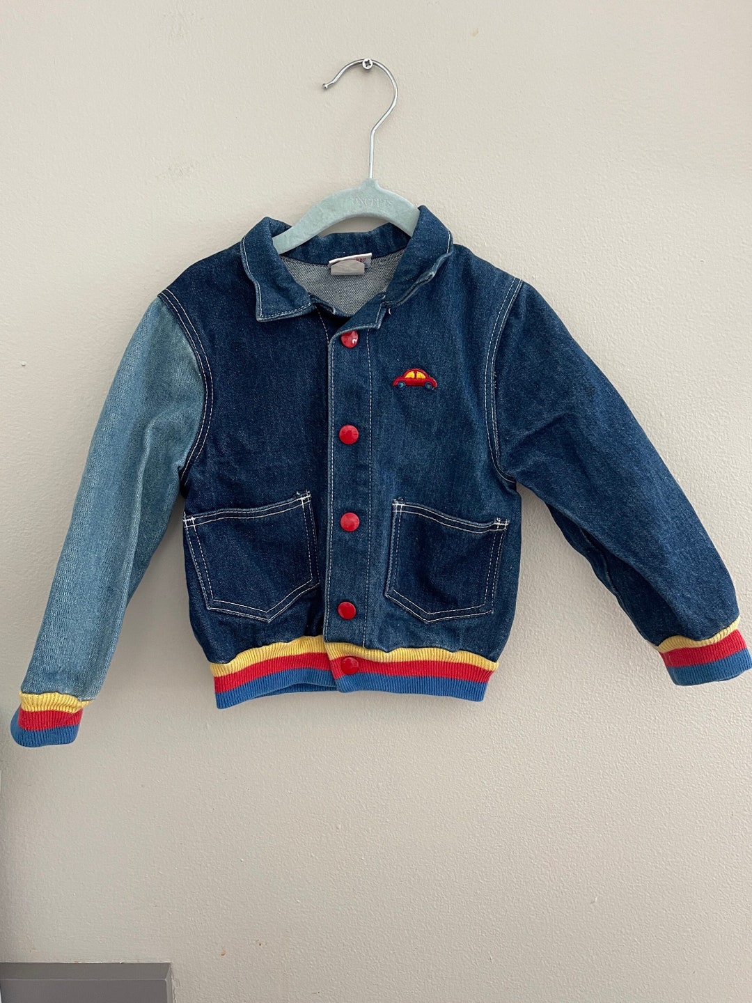 Marimekko Toddler Jean Jacket 1980s Toddler Jean Jacket Boys Etsy