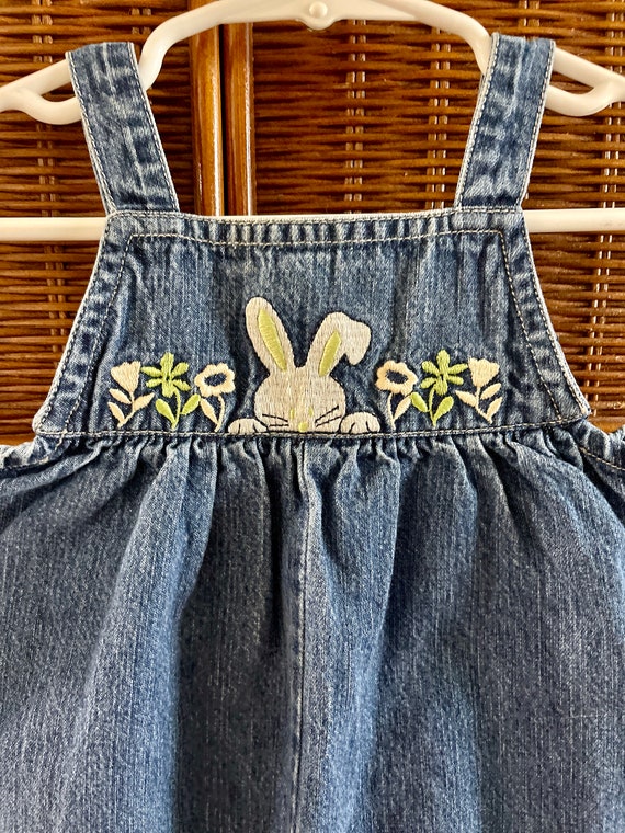 Baby Girl Easter Overalls, Carter’s Baby Bunny De… - image 2
