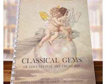 Joyas clásicas de los tesoros del arte educativo 1963 Intl China Painting Teachers