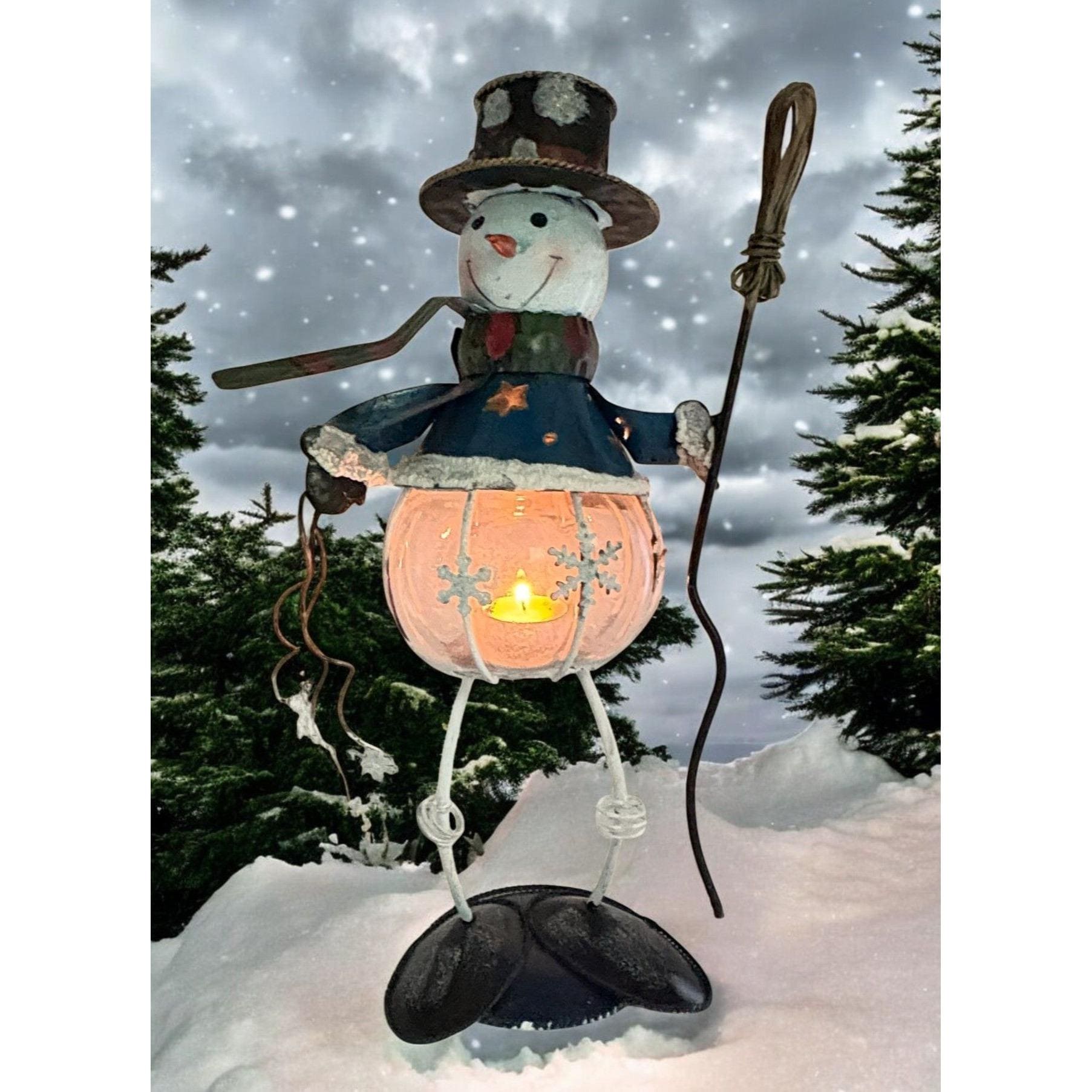 スノーマン飾り物(金属製) Metal Snowman - Etsy Canada