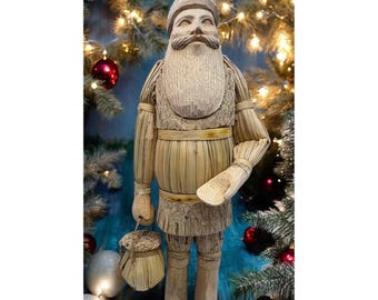 Vintage Handmade Straw House Ornaments - Set of 4 - Etsy 日本