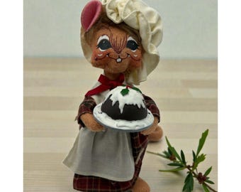 Annalee Märchenbuch Maus Martha Cratchet Dickens Christmas Carol Doll 2010