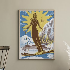 Sun Valley Ski Poster