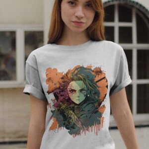 Graphic Anime T-Shirts, Manga Hoodie, Anime Lover Tees, Kawaii Cute Sweatshirts, Slayer Japanese Design Theme, Mange Shirts, Gift for Her