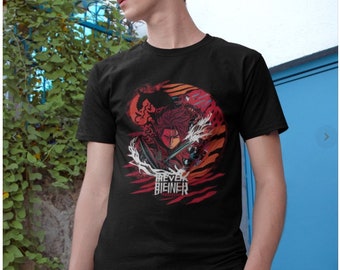Maglietta con grafica anime Demon Slayer, tema giapponese