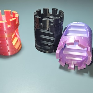 Clip-On Dice Tower for Dice Tray (Compact TTRPG Dice Roller)