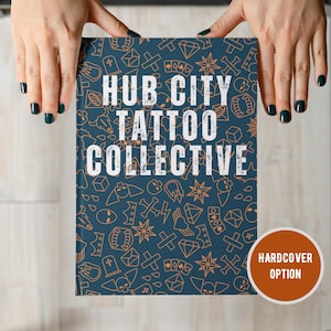 Custom Tattoo Consent Form Book: Hardcover or Coil-Bound