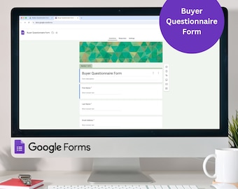 Buyer Questionnaire Google Form, Buyer Consult Form Real Estate, Buyer Intake Form, Buyer Consultation Questionnaire, Realtor Marketing