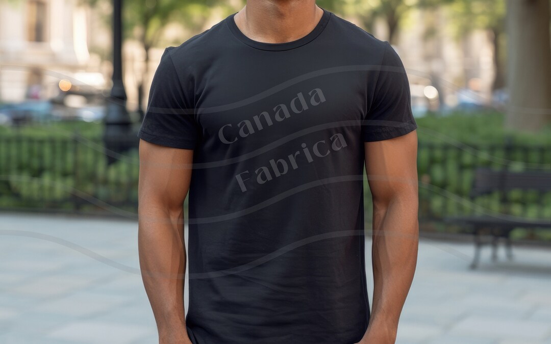 BC3001 Mock Model Man, 3001 Mockups Bundle, BC3001 Mockup, 3001 Black ...