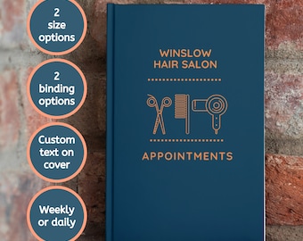 2025 Salon Appointment Book, Personalized Cosmetologist Scheduling
