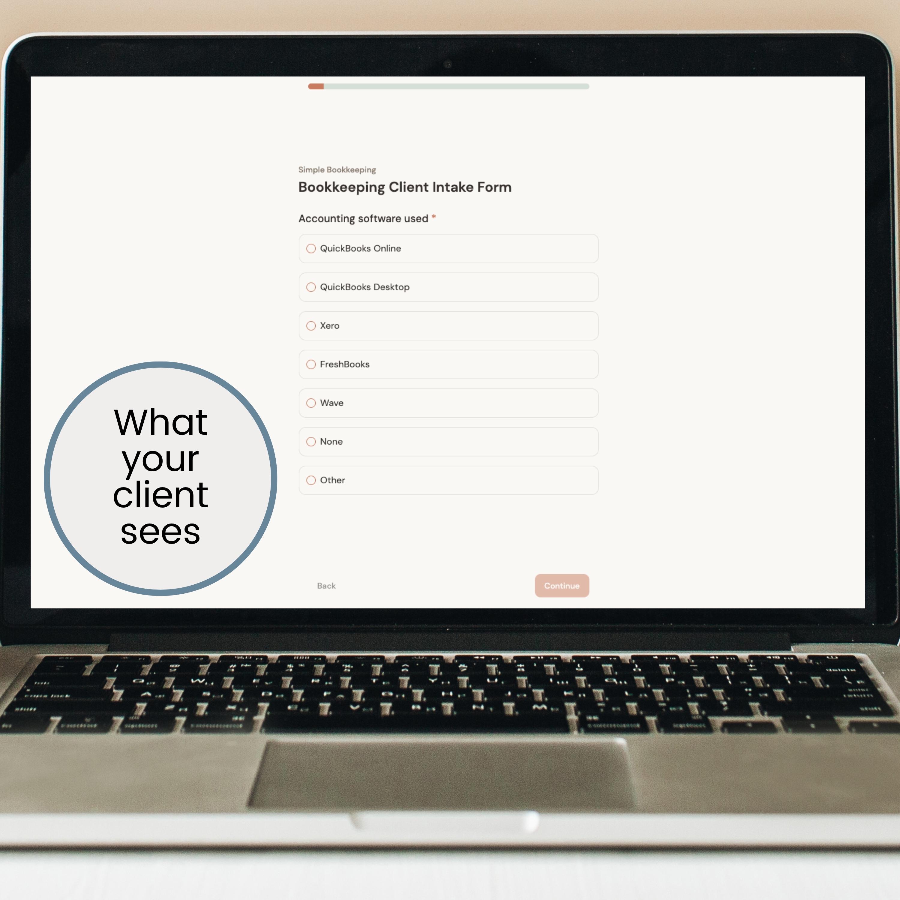 Digital Bookkeeping Client Intake Form & Onboarding Dashboard (digital ...