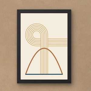 Laffer Curve Economics Classroom Poster – Bauhaus Style Economic Art Print for Classroom, Teacher Office, Student Dorm, or Home Office Decor