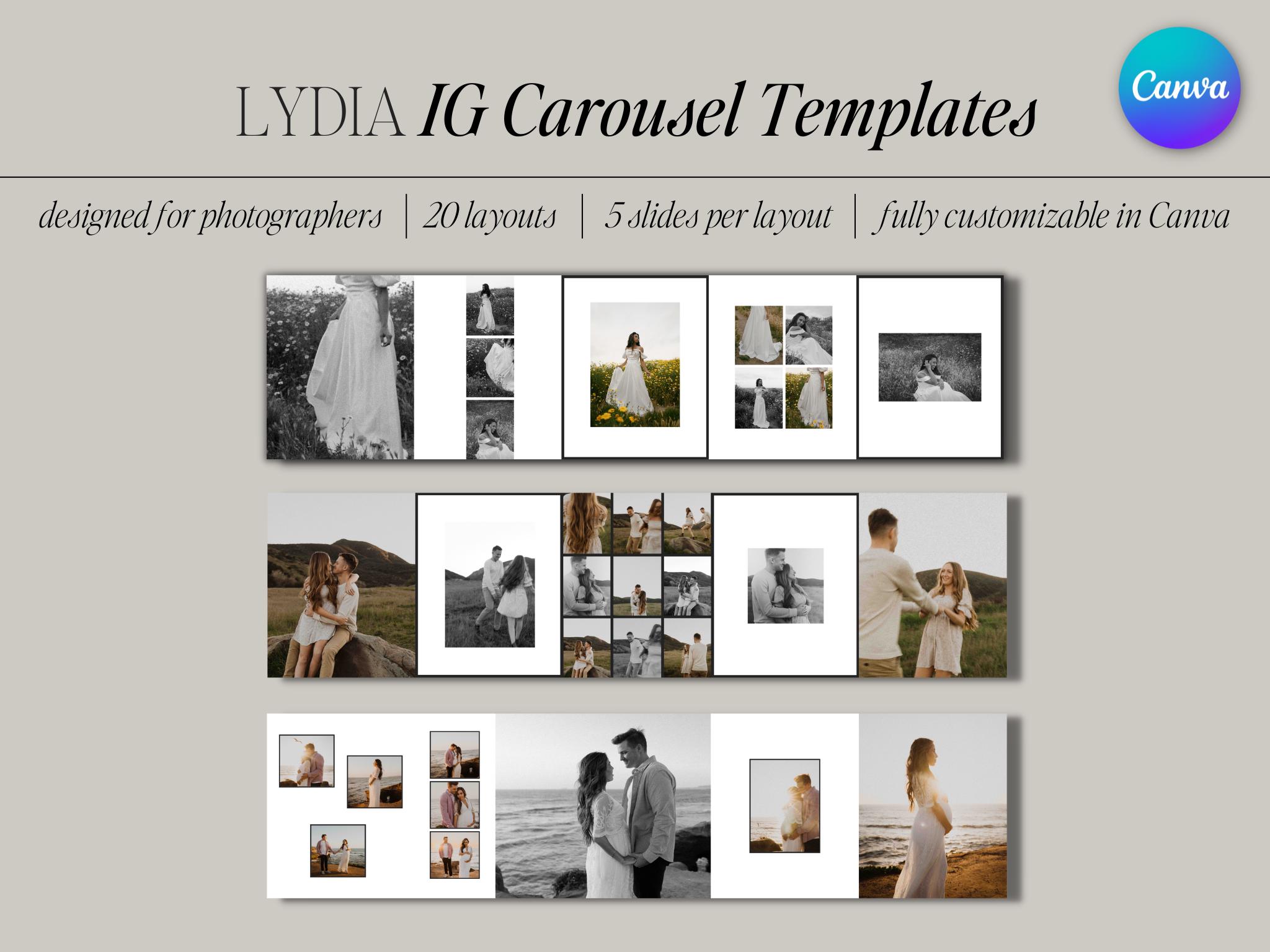 The BUNDLE | Instagram Carousel Templates | Canva Template - Etsy