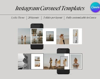 Instagram Carousel Templates | Lydia Theme
