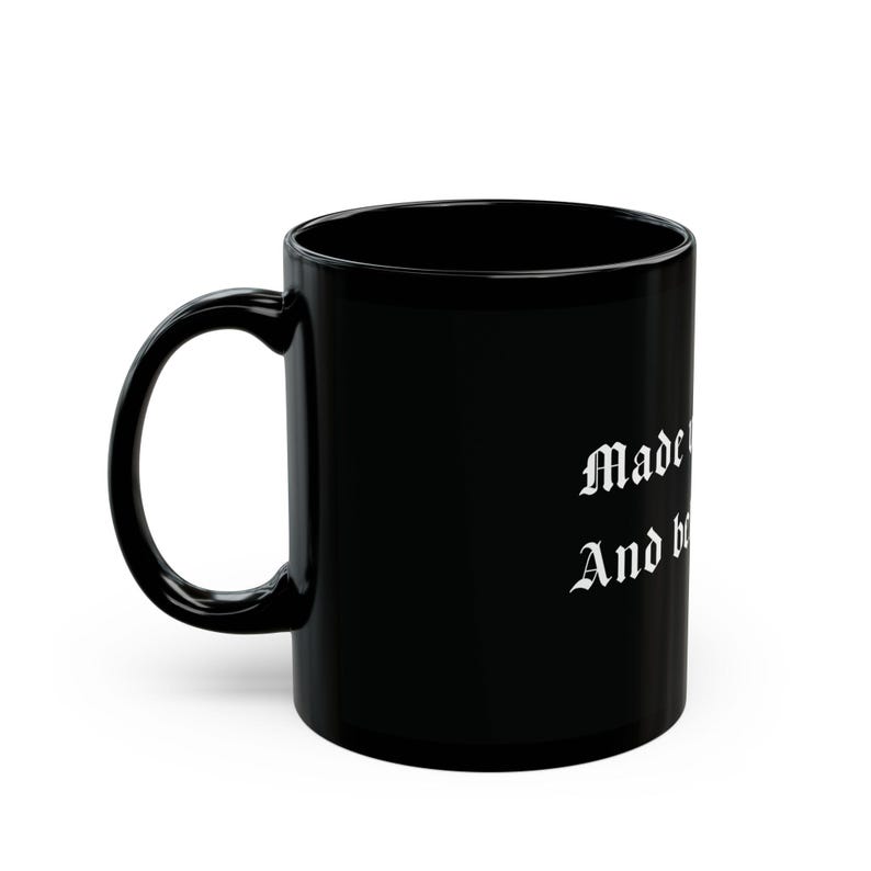 Funny Goth Mug, Witchy Mug, Dark Romanticism, Halloween Mug, Gift For Her, Funny Coffee Mug, Witchy Gifts, Gothic Gifts, Gift For Friend image 3