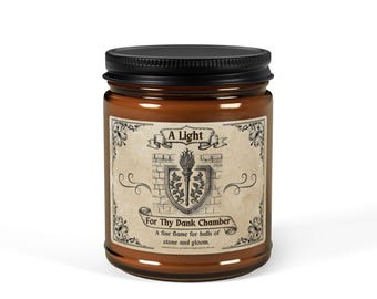 Funny Candle, Novelty Candle, Ren Faire, Funny Gift, Medieval, Castlecore, Renaissance Fair, Renaissance Faire, Ren Faire Gift, Jar Candle