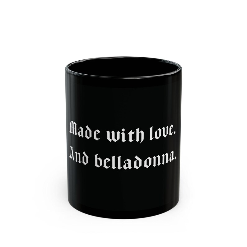 Funny Goth Mug, Witchy Mug, Dark Romanticism, Halloween Mug, Gift For Her, Funny Coffee Mug, Witchy Gifts, Gothic Gifts, Gift For Friend image 1