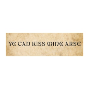 Car Magnet, Bumper Magnet, Medeival Bumper Sticker, Funny Bumper Magnet, Funny Car Magnets, Ren Fair, Renfaire, Castlecore, Medieval Gifts