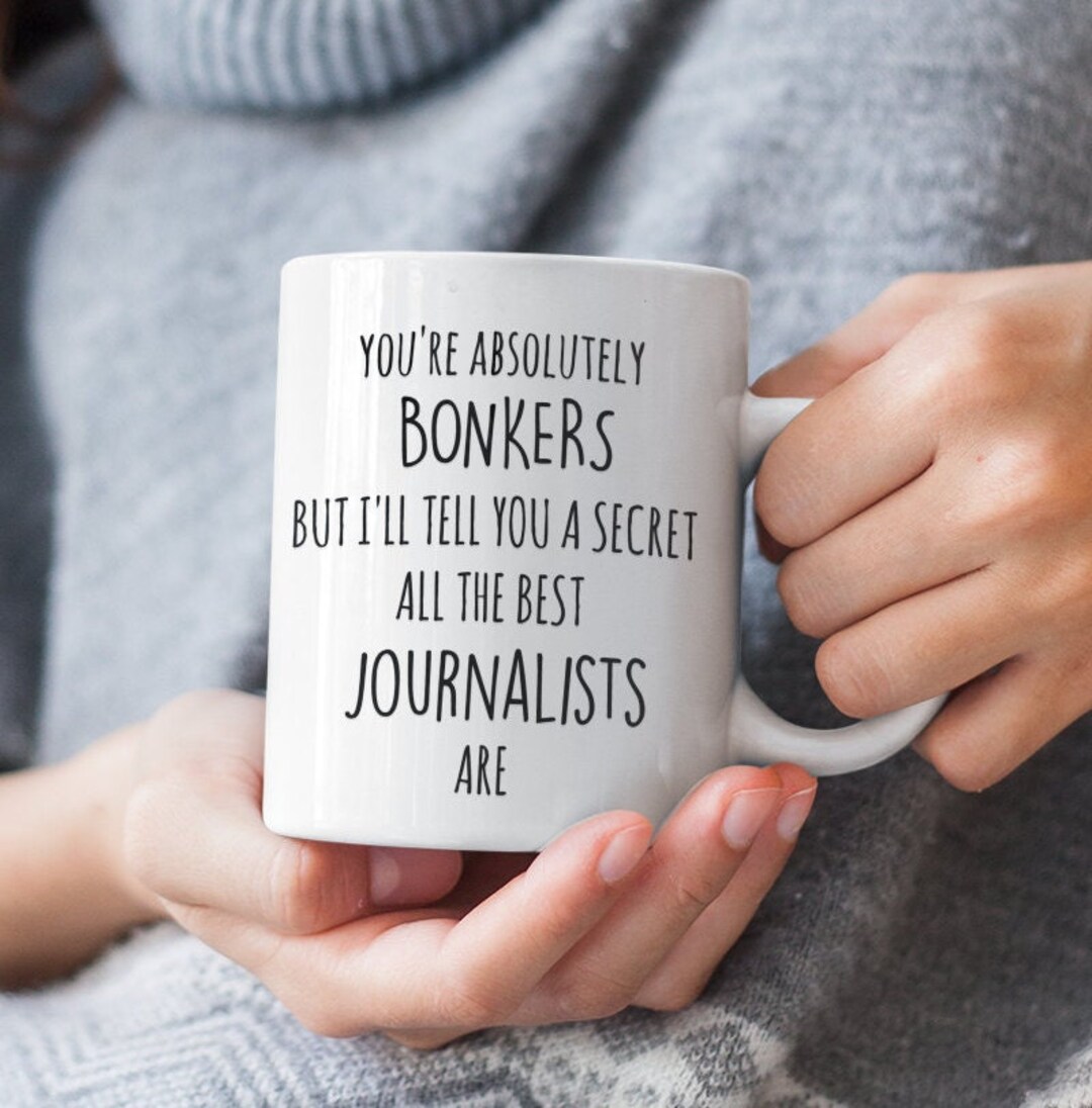 JOURNALIST MUG Gift for Journalist Funny Author Writer Coffee Mug ...