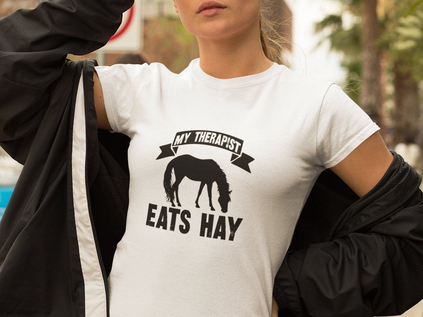My Therapist Eats Hay T Shirt Round Neck Tshirt Mental Health Graphic Tee Therapist Humor Top Horse Lover Tshirt Funny Horse Rider Tee Etsy Australia
