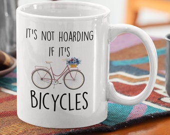 BICYCLE THEMED GIFTS For Women For Bicycle Enthusiasts Men Who Like Bicycles Road Bike Mountain Bike eBike Riders Coffee Mug Bike Mug