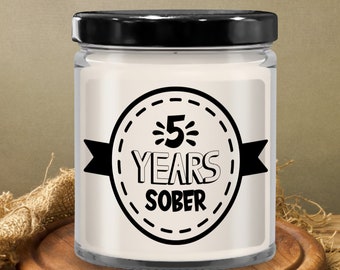 AA ANNIVERSARY GIFTS For Women Candles aa 5 Year Sober Anniversary Gifts For Men And Women Sobriety Gift