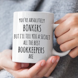 BOOKKEEPER MUG Bookkeeper Gifts For Women Bookkeeper Gag Gift Funny Coffee Mug Bookkeeper Gift