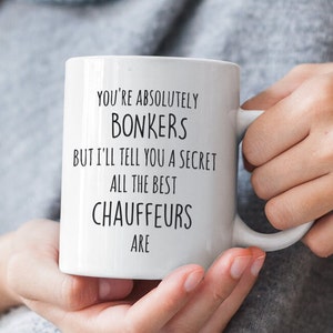 CHAUFFEUR MUG Chauffeur Gift Coffee Mug Gift For My Chauffeur Funny Chauffeur Gift Unique Gift For Chauffeur