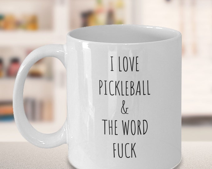 Pickleball coffee mug, pickleball mug, funny pickleball mug, pickleball coffee mugs funny, Pickleball coffee mug for women