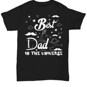 Meilleur papa de l&#39;univers T-shirt cadeau pour papa pour la fête des pères, anniversaire, Noël