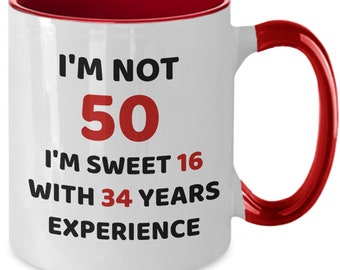 50th Birthday Gift for Women Mug, Womens 50th Birthday Gift, 50th Birthday Gift for Women Funny, 50th Birthday Gifts, 50th Mug for Woman