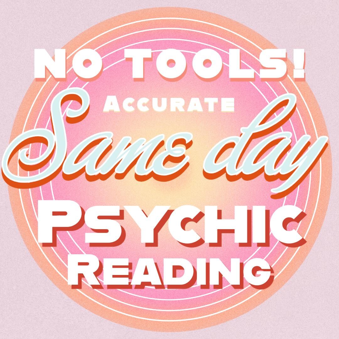 NO TOOLS Same Day Psychic Reading - Etsy
