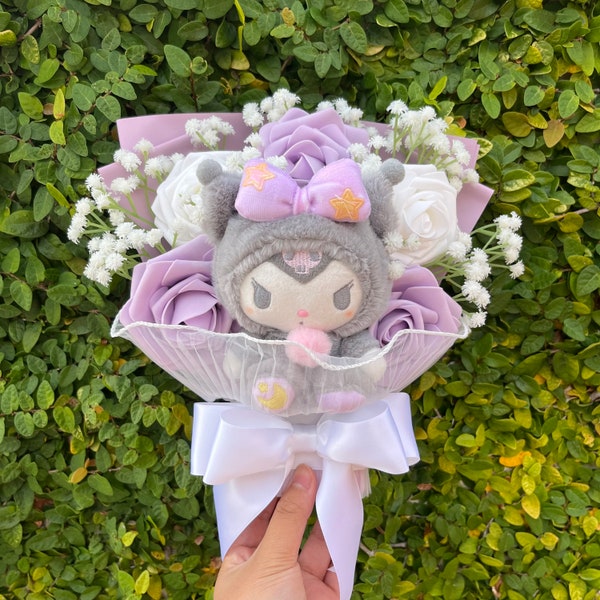 Mini Cute Plushy Flower Bouquet [perfect gift for celebrations, graduation, birthday, valentine's, or anniversary for someone special]